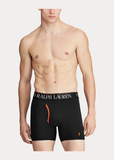 Men's Polo Ralph Lauren 4D Flex 3-Pack Briefs | 251704BMF